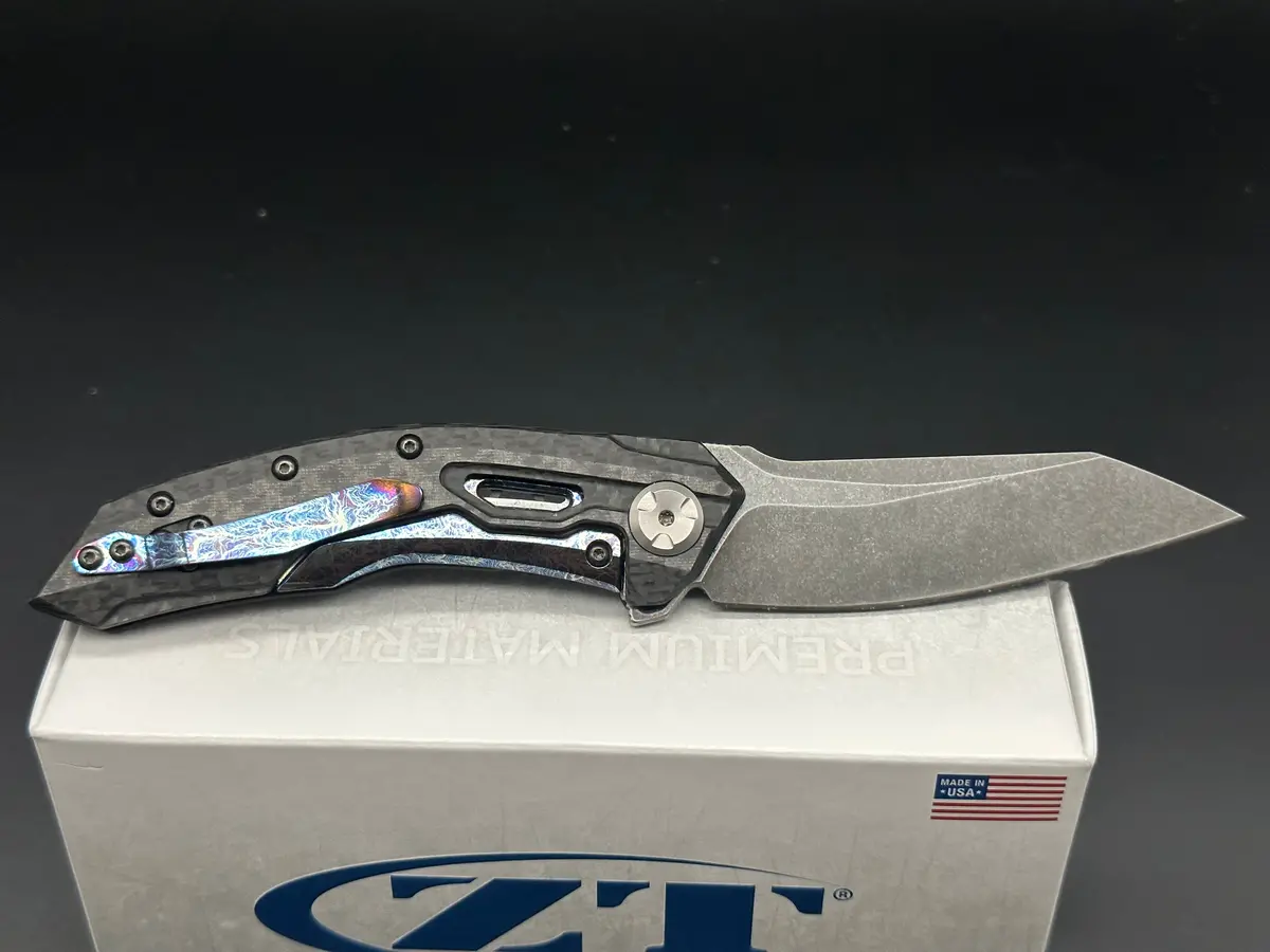 Zt0762 20Cv Acid Wash Blade Anodized Clip Unused 2