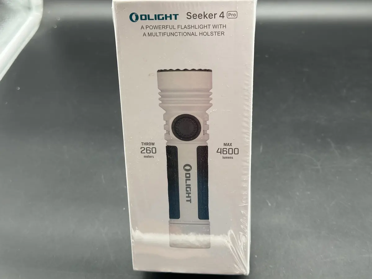 Olight Seeker 4 Pro White “Storm Trooper” Unopened New In Package 1