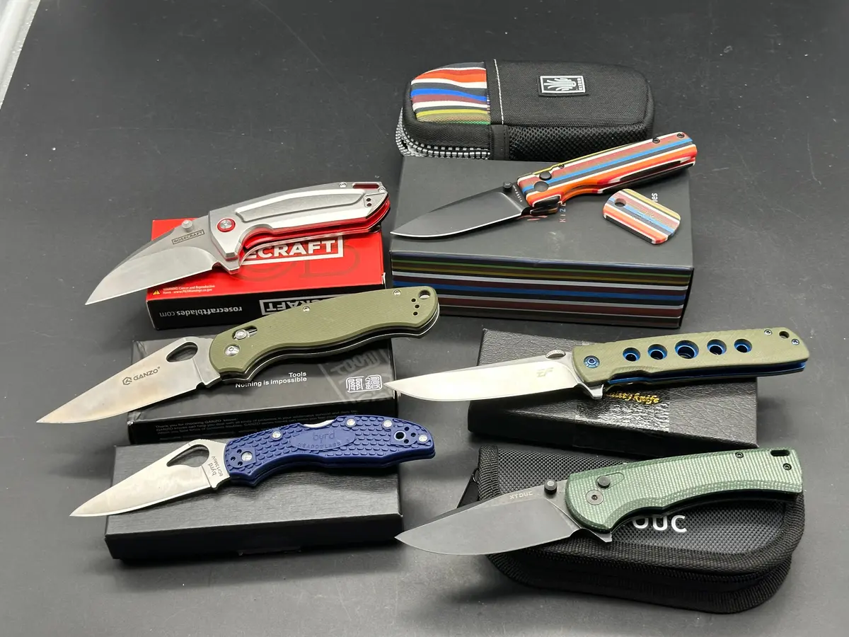 6 Knife Bundle / Kizer/Rosecraft/Xtouc/Eafengrow/Ganzo/Byrd 1