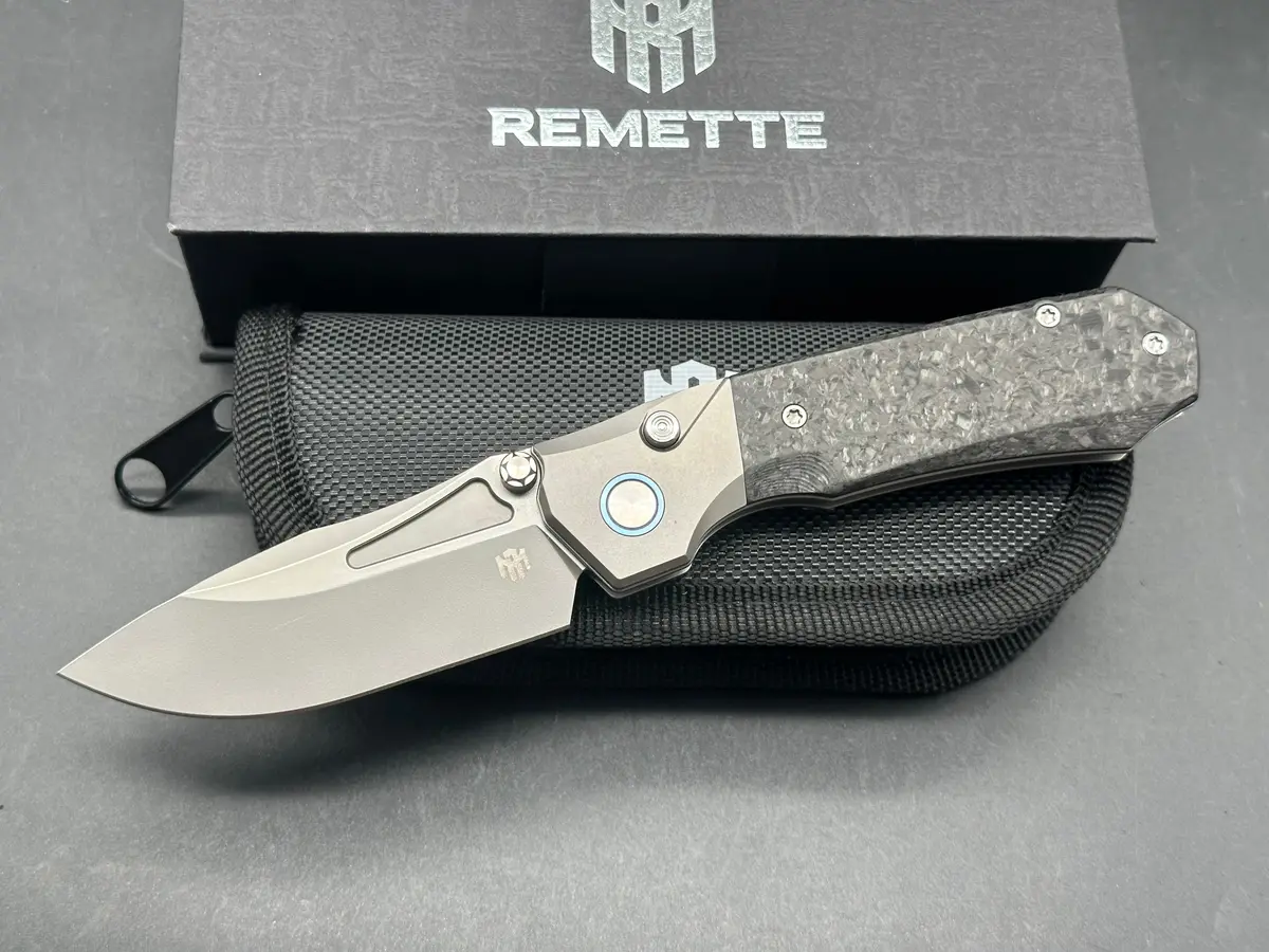 Remette Rhino Series M390 Folding Pocket Knife 1