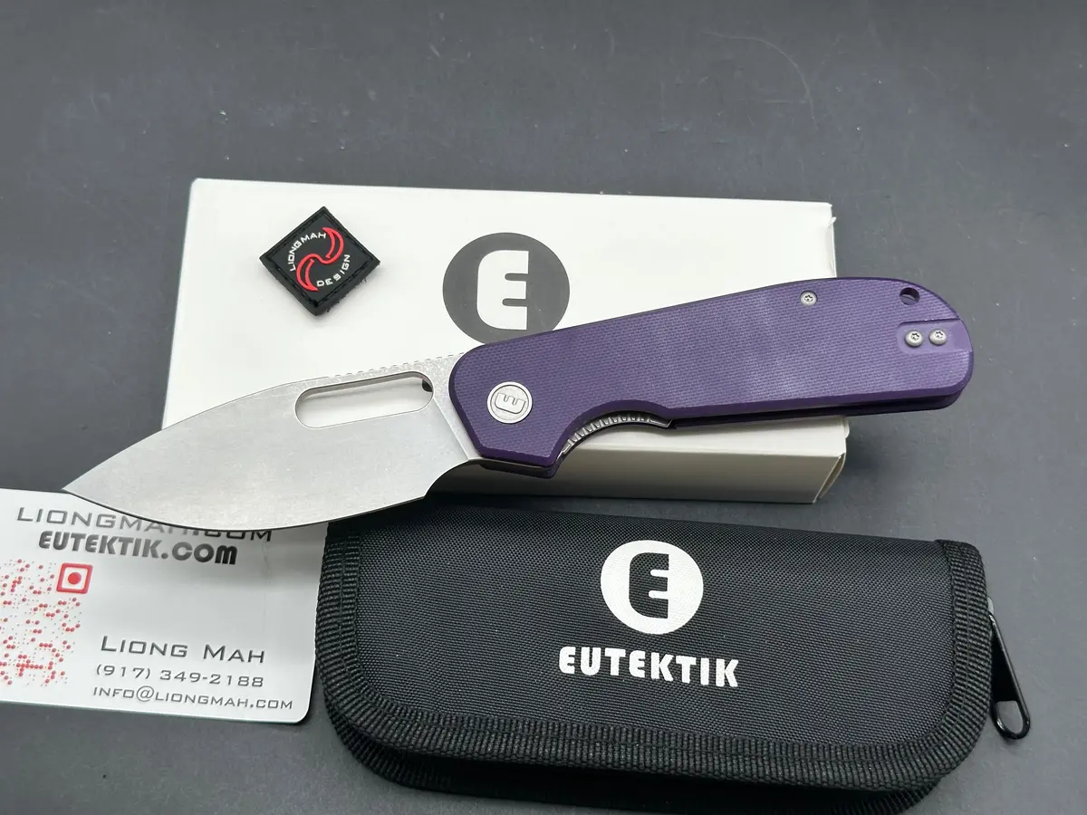 Eutektik Efd Purple G10 W/14C28n Stonewashed Blade 1