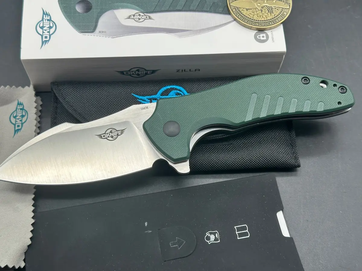 Oknife Zilla Green G10 154Cm Blade 1