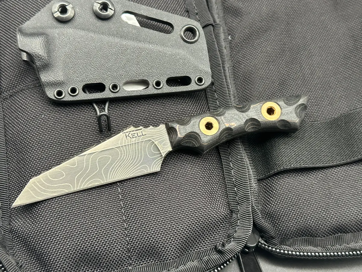 Tkell Wharn Edc - Bnip - Limited Edition #69 Of 100. New Neck Carry Chain And Extra Belt Clip Included 1