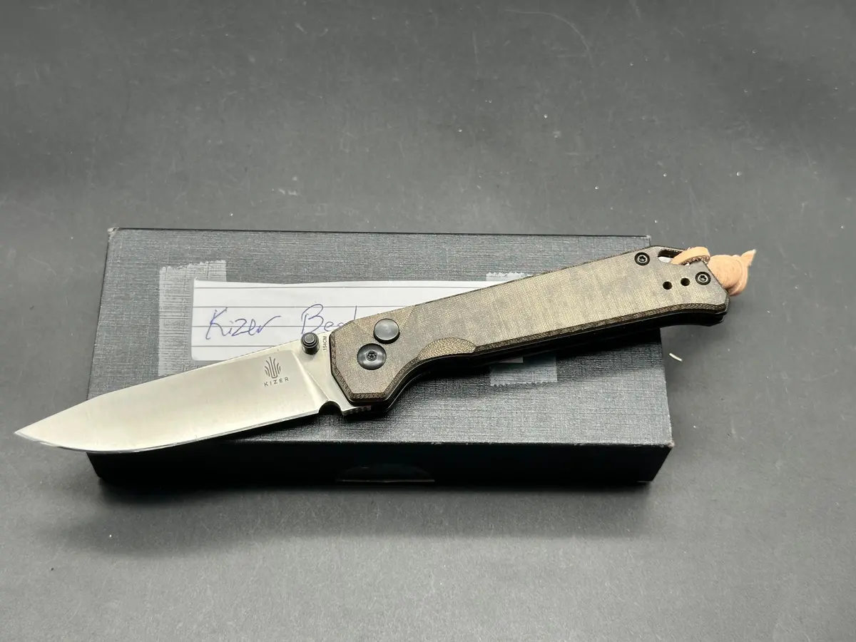 Kizer Kizer Begleiter Micarta Handle, 154Cm Blade 1