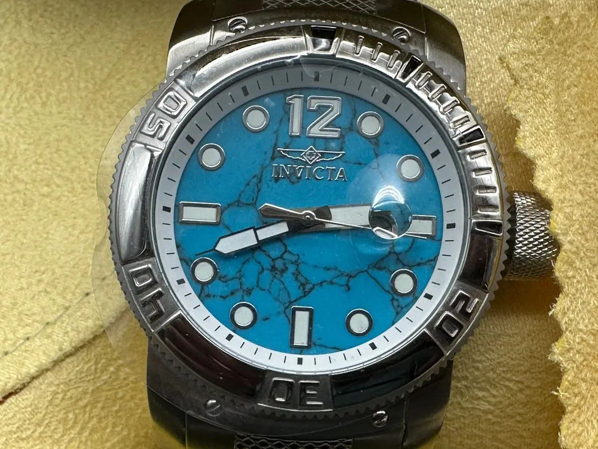 Invicta Watch With Turquoise Dial. Bnib With Brand New Battery 1