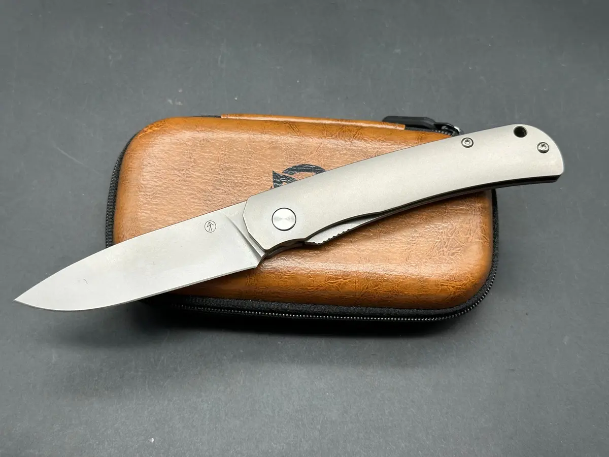 Pmp Knives User Ii Frame Lock Knife Gray Titanium (3" Bead Blast) 1