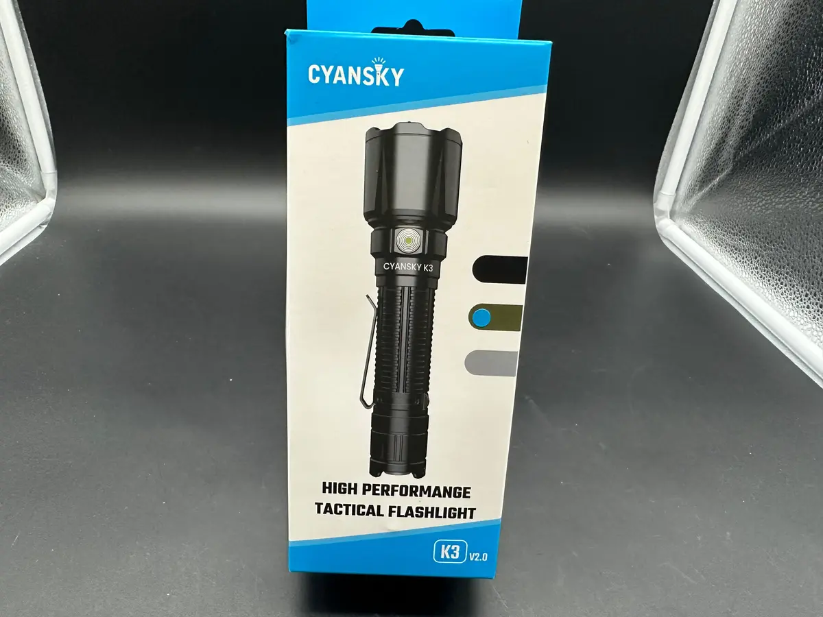 Cyansky K3 V2 2000 Lumen Rechargeable Flashlight 1