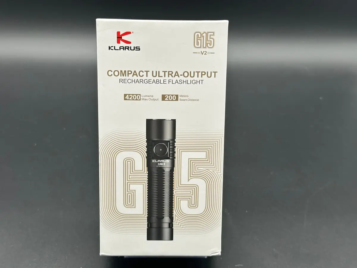 Klarus G15 4200 Lumens Ultra Bright Rechargeable Edc Flashlight 1