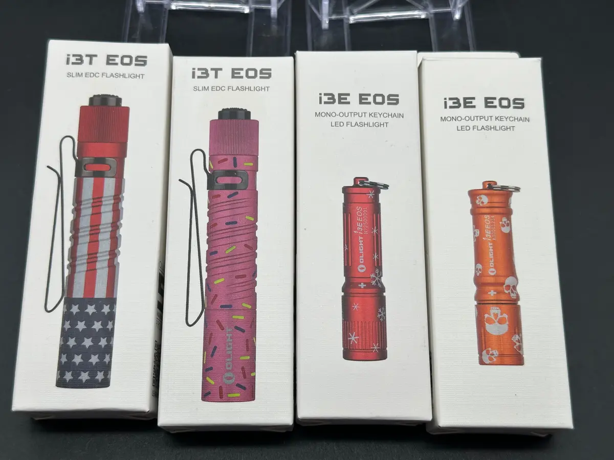 Olight I3t & I3e Flashlight Bundle Of 4 Lights 1