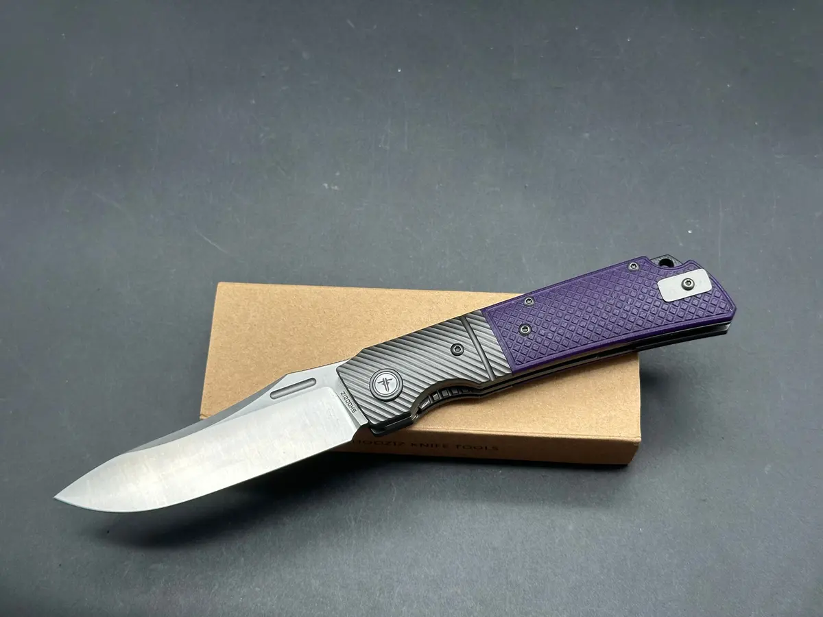 Shooziz Xun 123 Pgs Steel/G10 Handle W/14C28n Blade 1