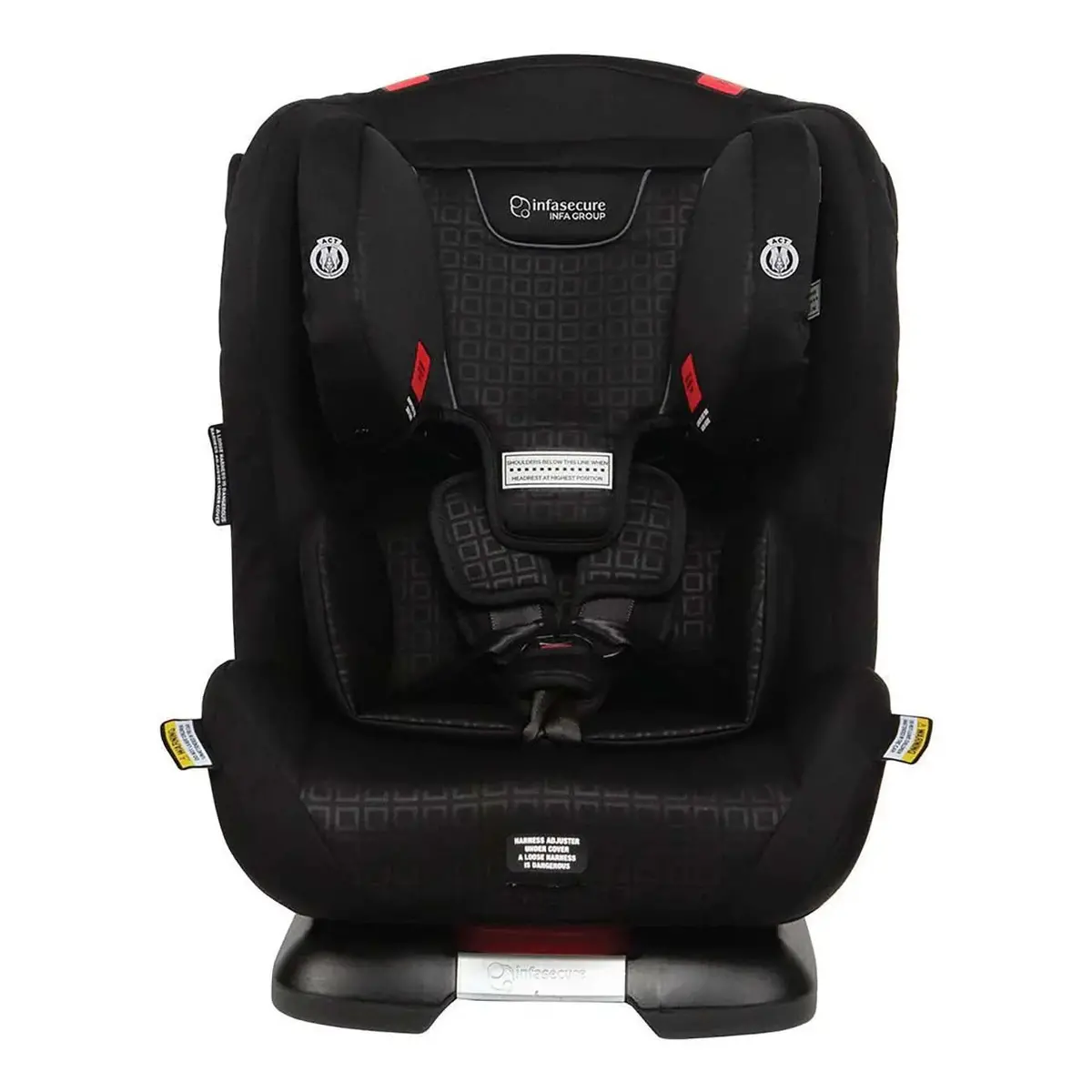 Infasecure Talent Convertible Car Seat - Charcoal (Birth To 8 Years) 1