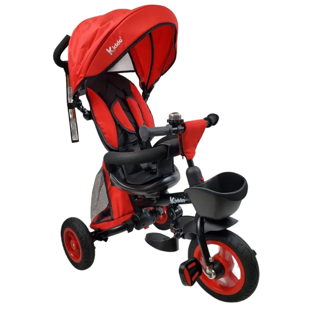 Deluxe Foldable Trike With Parent Control - Red 1