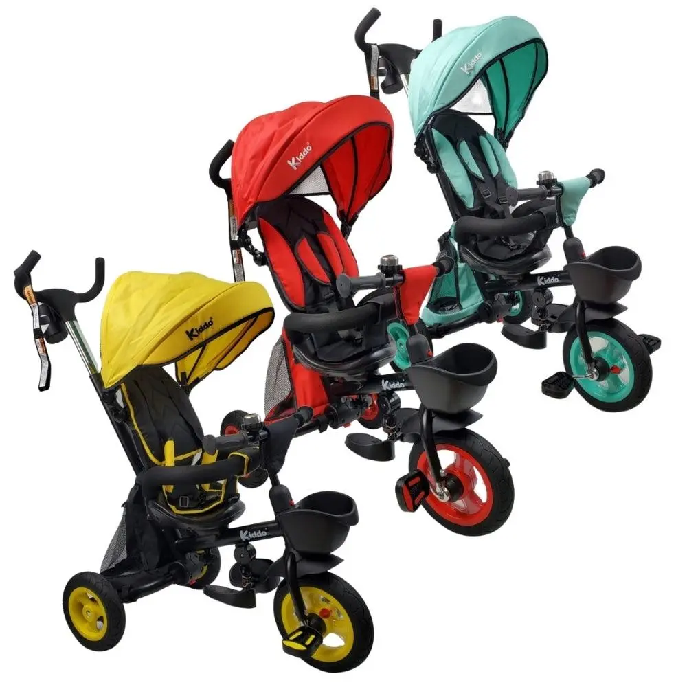 Aussie Baby Kiddo Foldable Convertible Stroller Trike With Parent Control 1