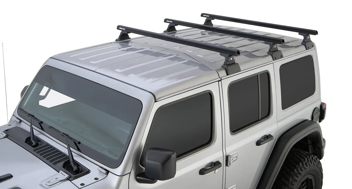 Rhino-Rack Heavy Duty Rlt600 Backbone Roof Rack Jeep Wrangler Jl18-24 2