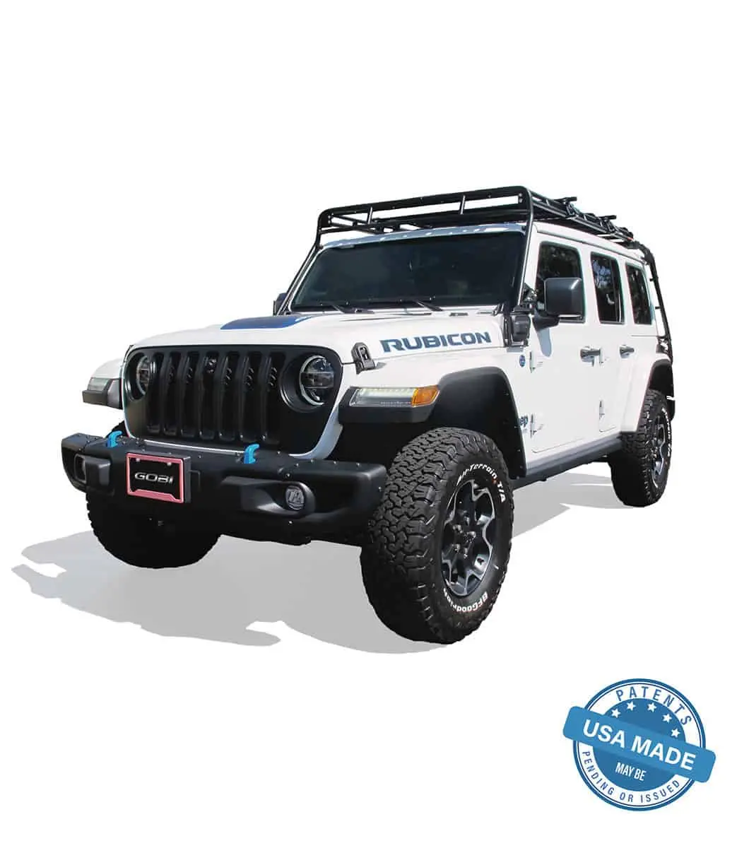 Gobi Sky One Touch Stealth Roof Rack Jeep Jlu 4Xe 4Door 1