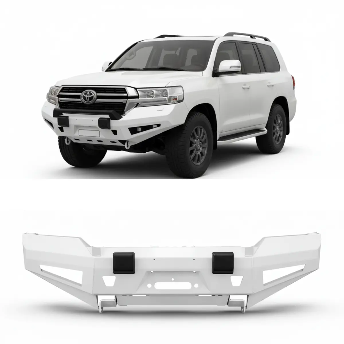 Toyota Lc200 Front Bumper Small Pipe Pro Performance Off-Road Steel Bumper | Uae 1