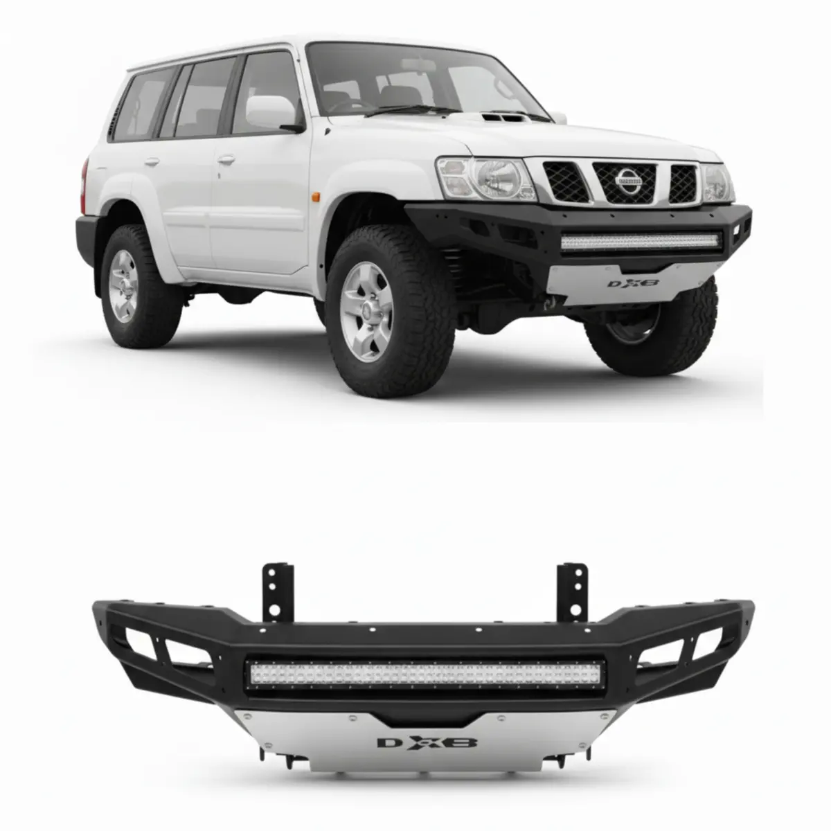 Nissan Patrol Y61 Series Front Bumper N-Fab | Uae 1