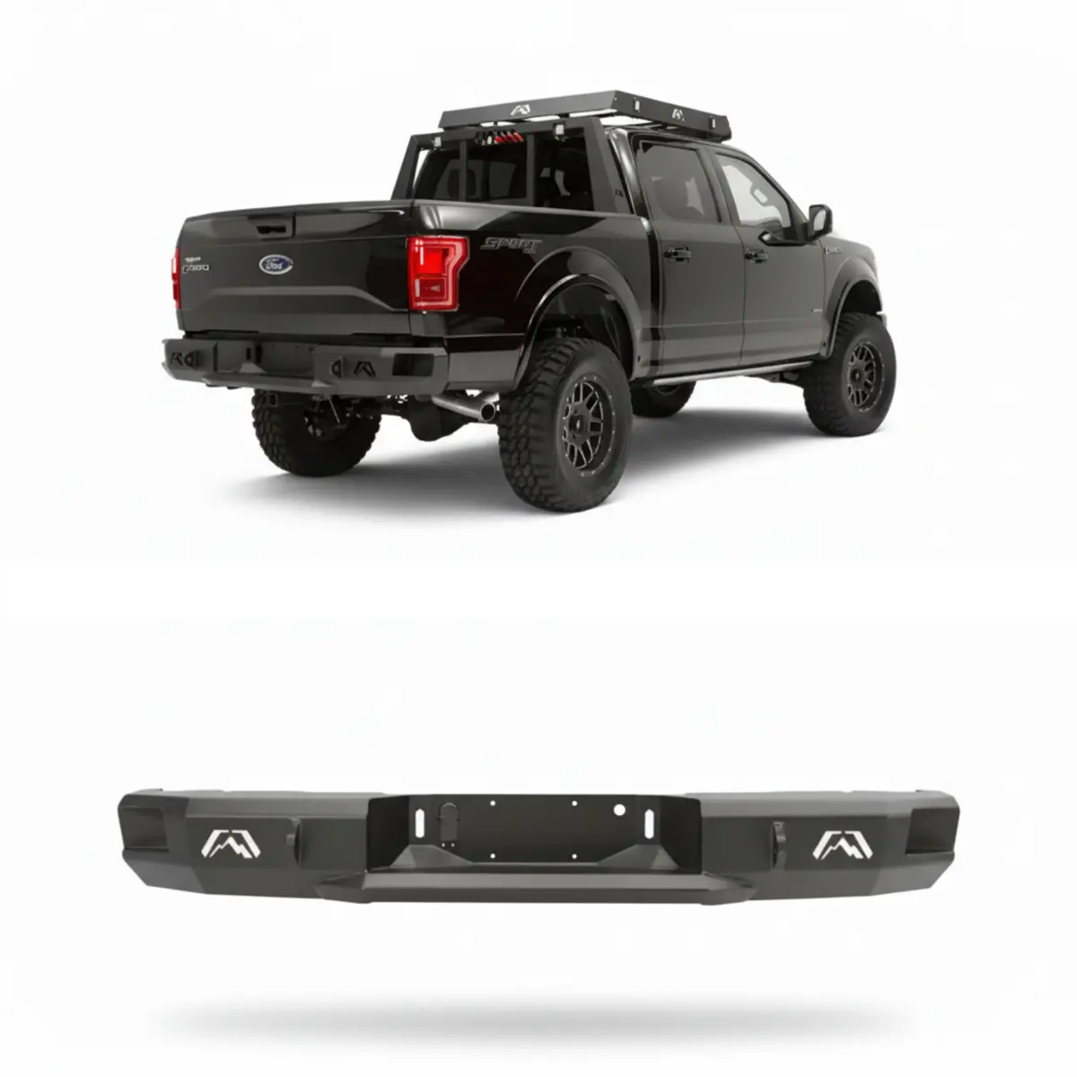 Ford F150 Rear Bumper Pro Performance Off-Road Steel Bumper | Uae 1