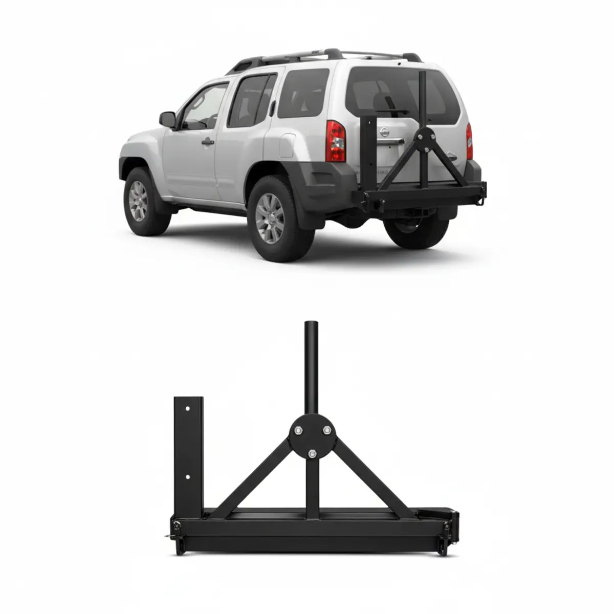 Nissan Xterra Rear Bumper With Tyre Holder Pro Performance | Uae 1