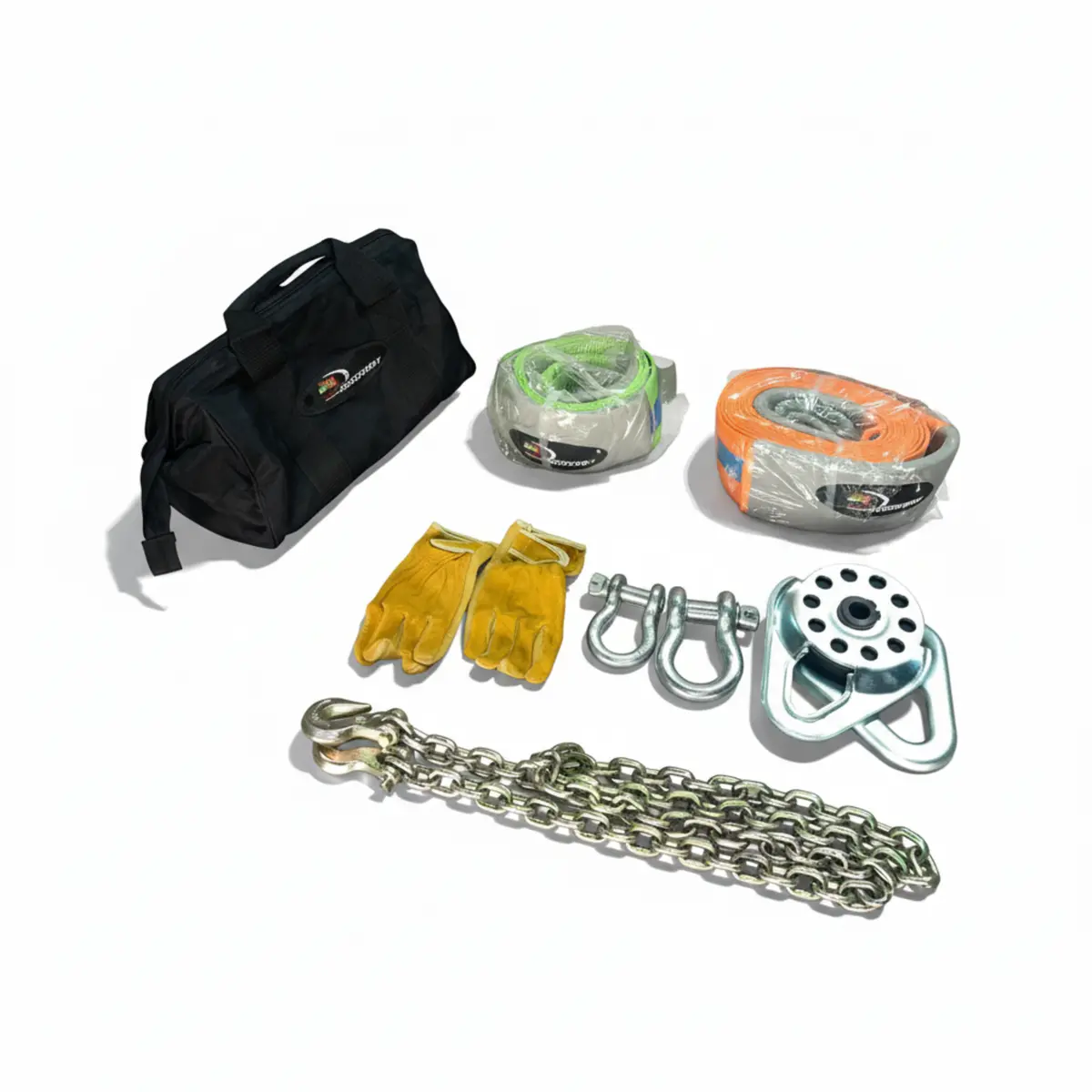 Recovery Kit Bag 8Pcs Black For Off-Road Vehicles | Uae 1
