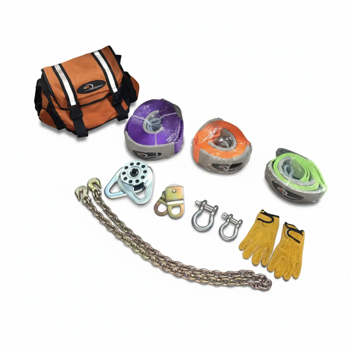 Recovery Bag Kit 10Pcs Orange For Off-Road Vehicles | Uae 1