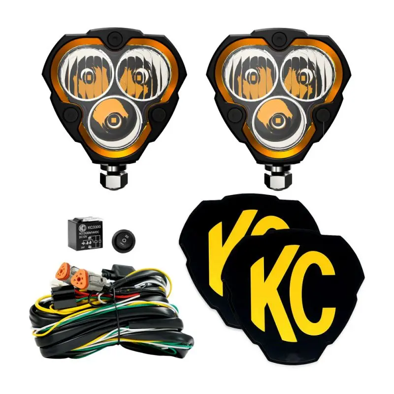 Kc Hilites Flex Era 3 2-Light System - 40W Combo Beam 1