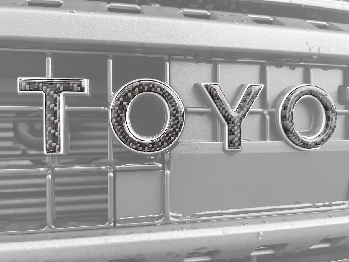 Tufskinz Front Grille Letter Overlays For Land Cruiser (2024-Current) 1