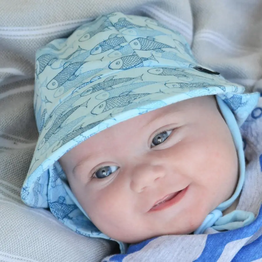 Bedhead Boys Legionnaire Hat 'Koi' Print 1