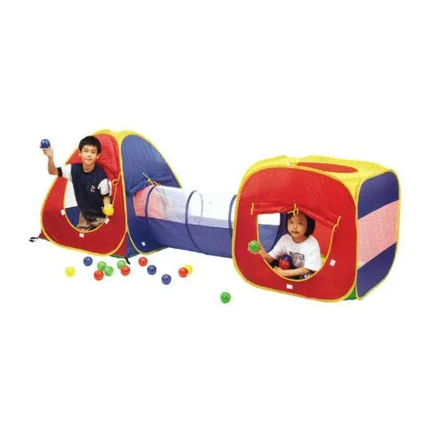 Ball House & Tunnel With 100 Soft Balls 1