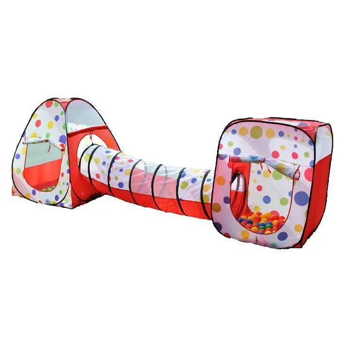 Wonder Castle Play Tent Ball House And Tunnel With 200 Soft Balls 1