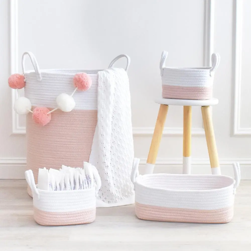 Cotton Rope Hamper 1