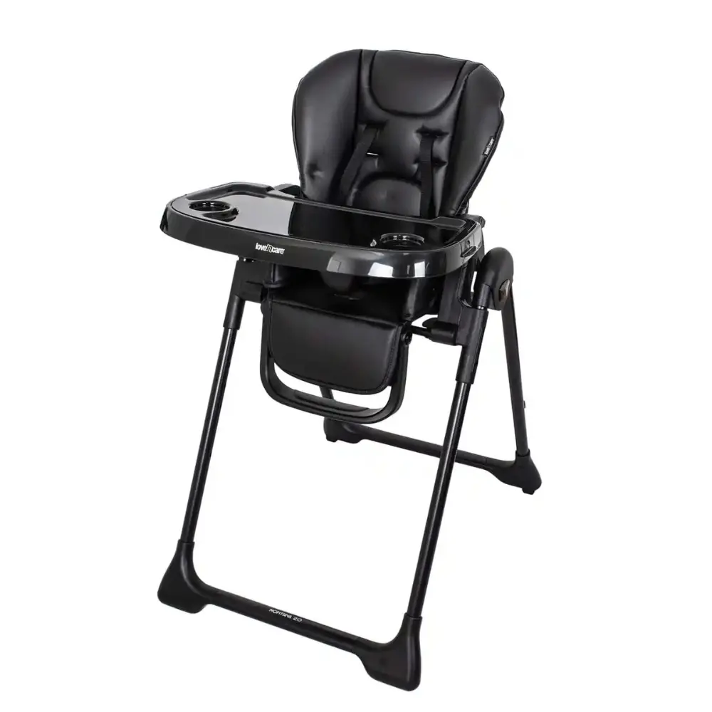 Love N Care Deluxe Montana High Chair 2.0 - Black 1