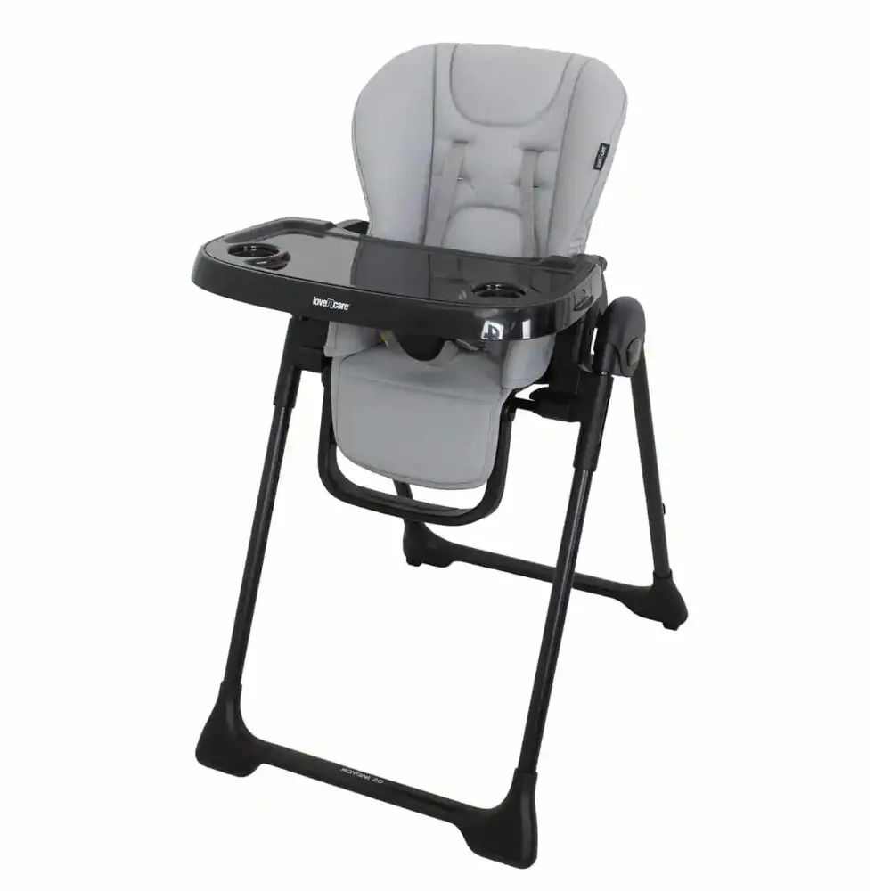 Love N Care Deluxe Montana High Chair 2.0 - Grey 1