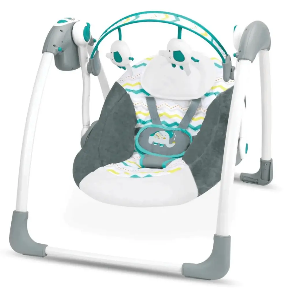 Love N Care Portable Swing Green 1