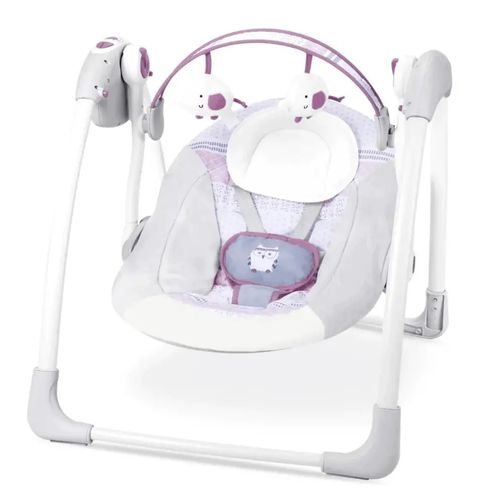 Love N Care Portable Swing Purple 1