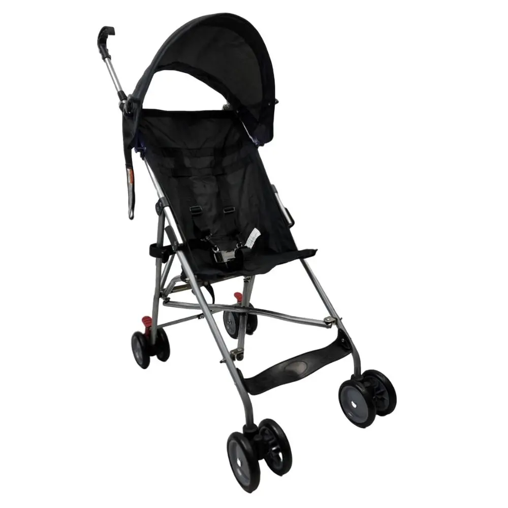 Aussie Baby Lightweight Upright Stroller - Black 1
