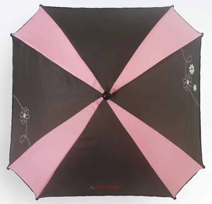 Aussie Baby Pram Umbrella - Floral Pink 1