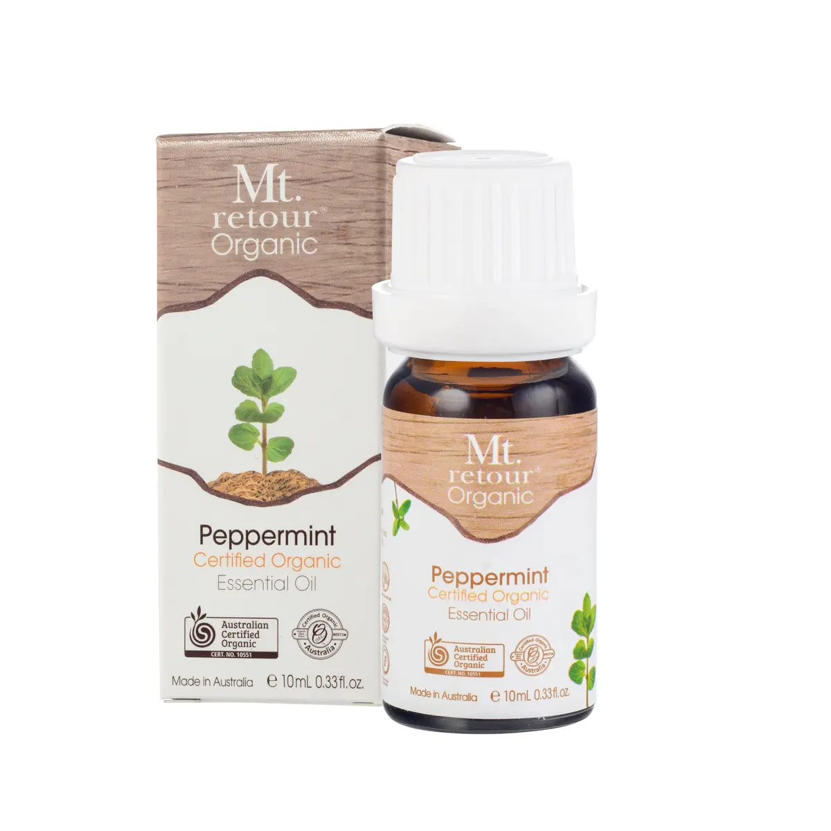 Mt. Retour Peppermint Certified Organic Essential Oil (Mr03) 10Ml 1