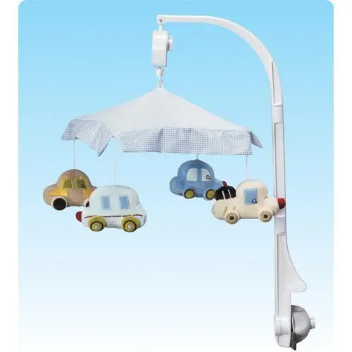 Musical Baby Cot Mobile - Cars Vehicle Themed 1