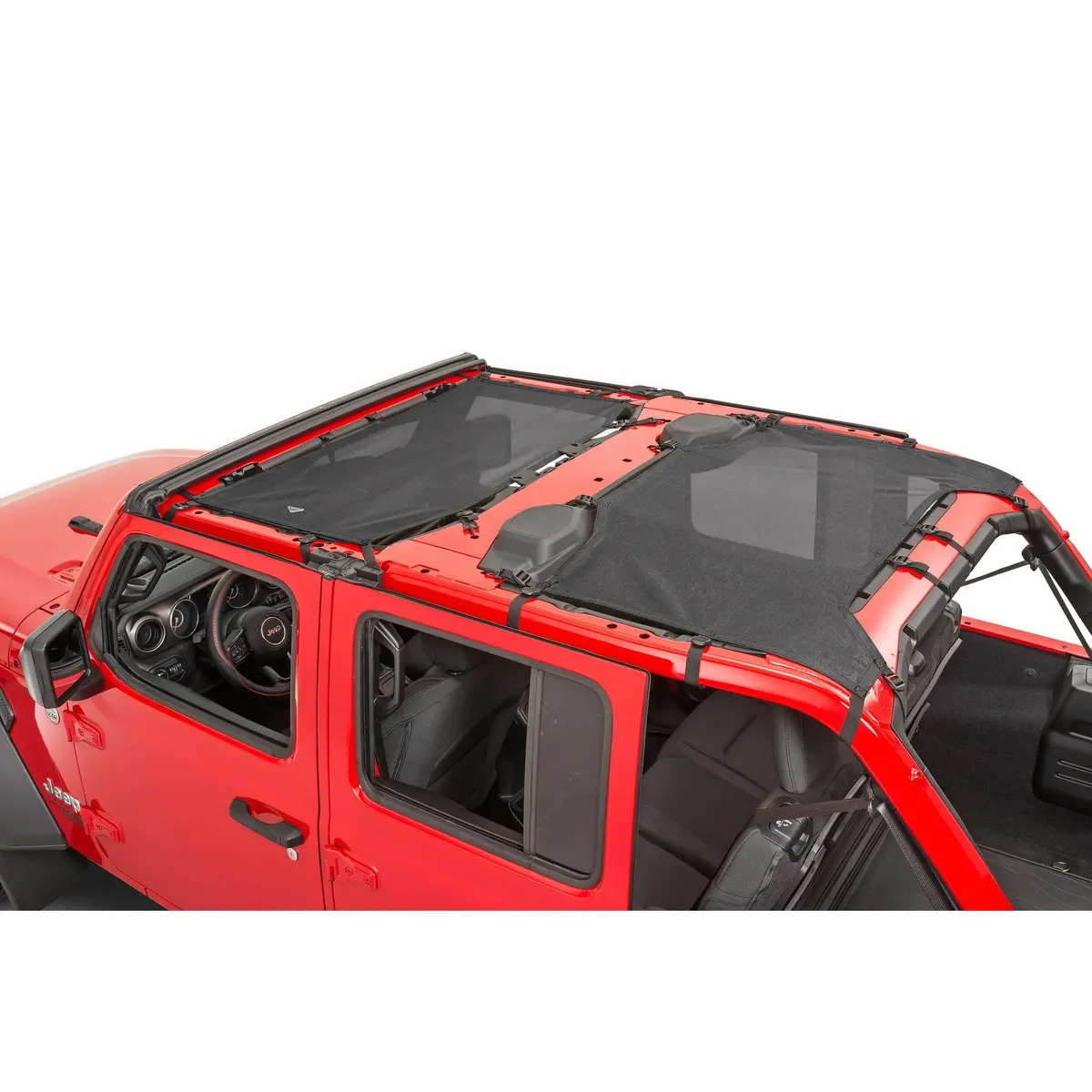 Mastertop Shademaker Freedom Mesh Bimini Top Plus For 2018-25 Jeep Wrangler Jl Unlimited 3