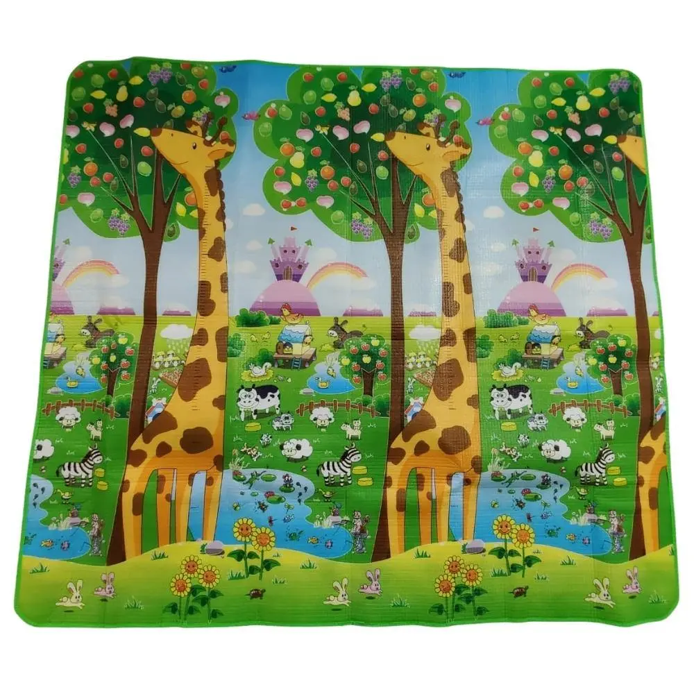 Reversible Baby Kids Padded Play Floor Mat Play Mat 180X197cm 2