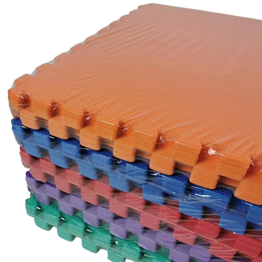 Eva 60 X 60Cm Interlock Foam Mats Solid Floor Tile Pk6 1