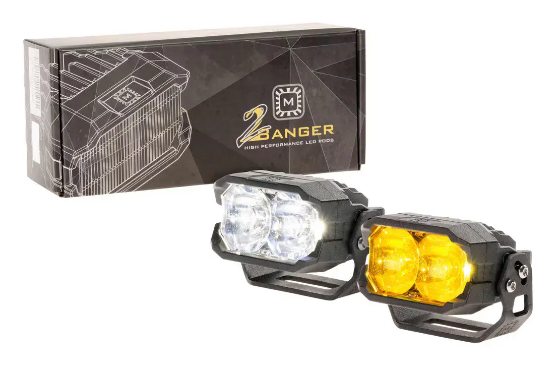 Morimoto 2 Banger Led Pods: Hxb Spot Beam 1