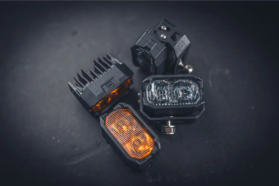 Morimoto 2 Banger Led Pods: Hxb Wide Beam 16