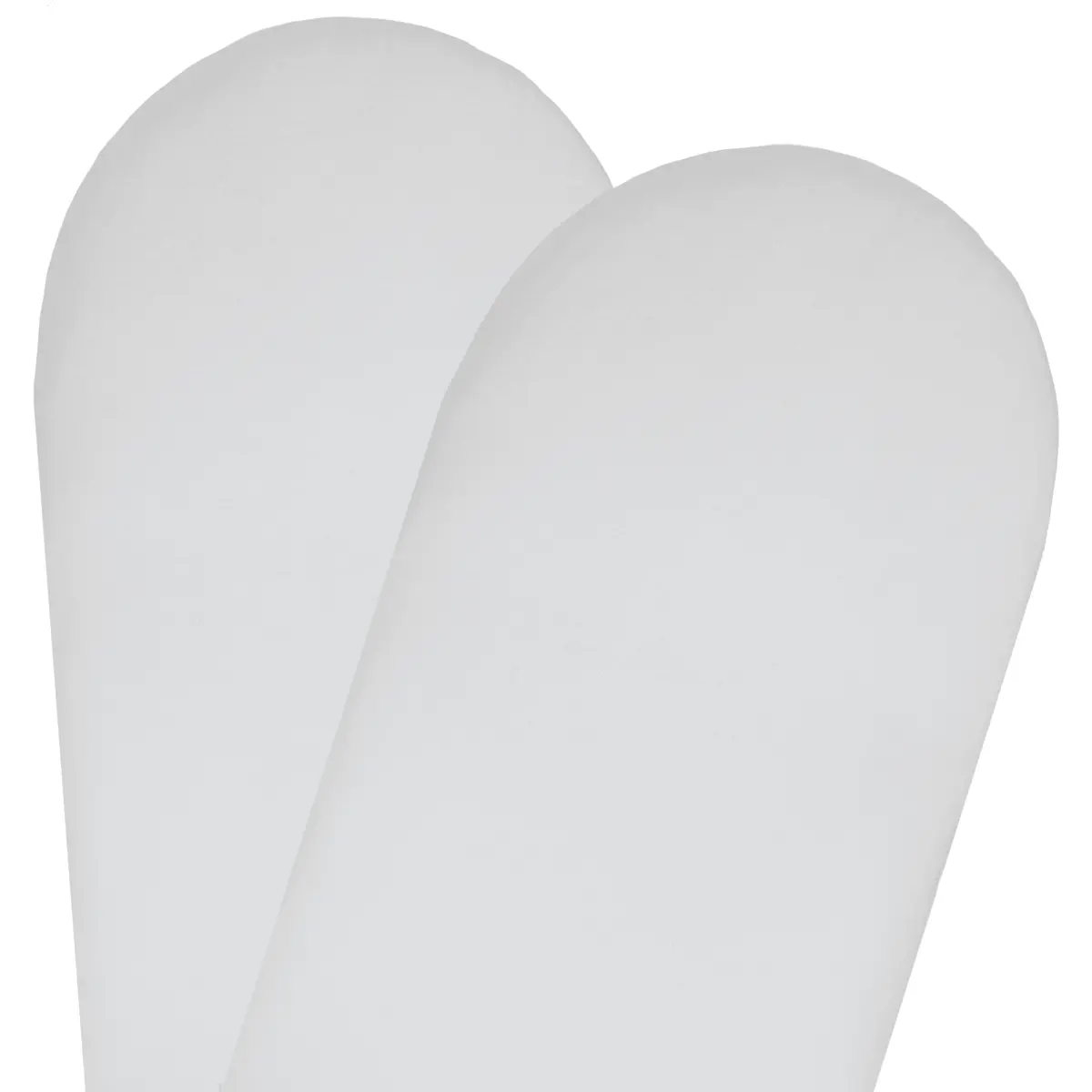 Living Textiles 2-Pack Moses/Pram Fitted Sheets - White 1