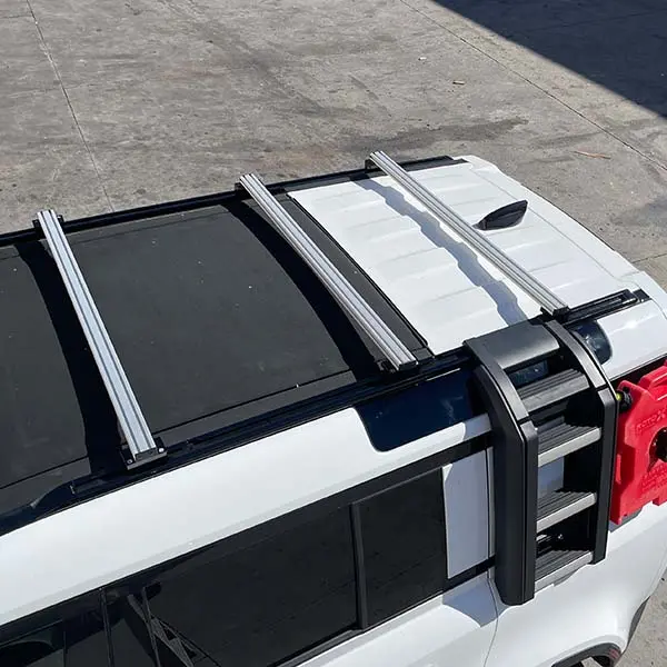 Badass Tents Low Mount Roof Rail Crossbar System For Land Rover New Defender 2020-22 1