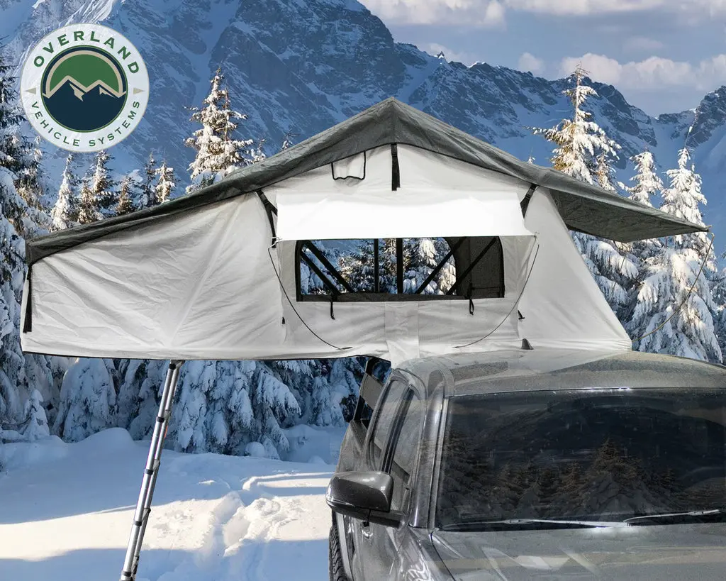 Ovs Hd Nomadic 3 Arctic White Roof Top Tent 1