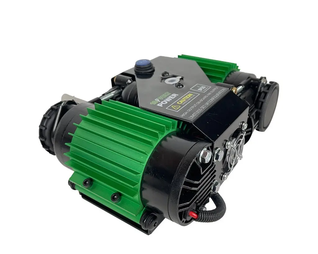 Overland Vehicle Systems Egoi Permanent On Board Dual Motor Air Compressor System 6.1 Cfm 1