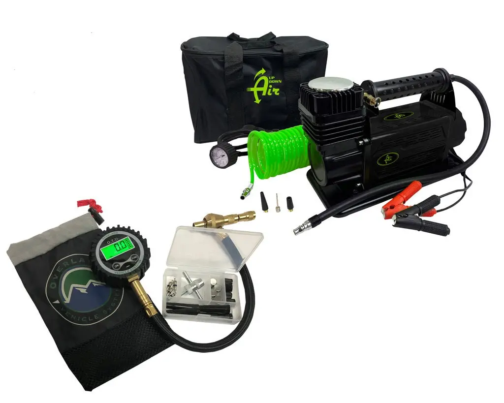 Overland Vehicle Systems Up Down Air Compressor System 5.6 Cfm And Digital Tire Deflator 1