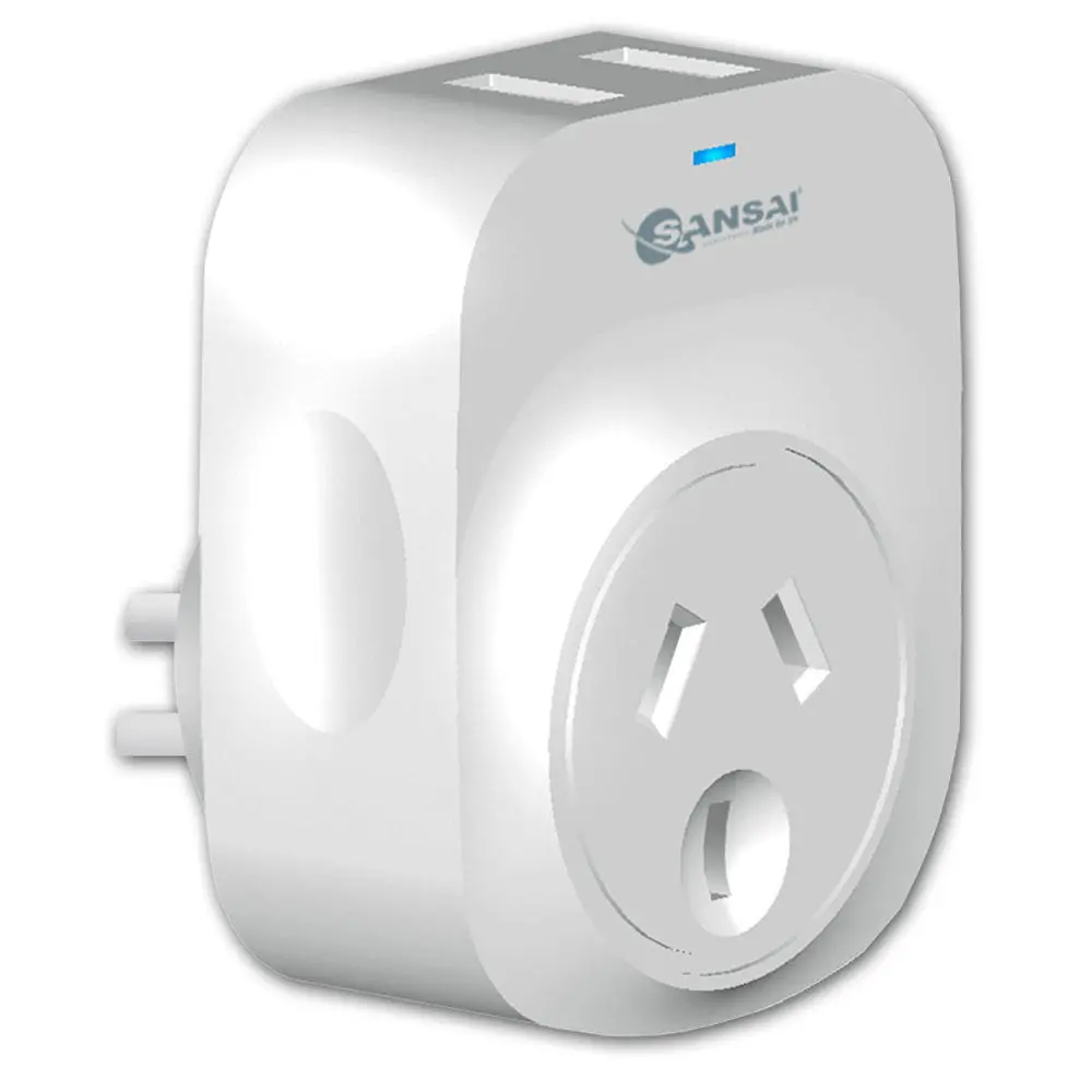 Sansai 2.1A 2Xusb Outlets Charger Adapter 1